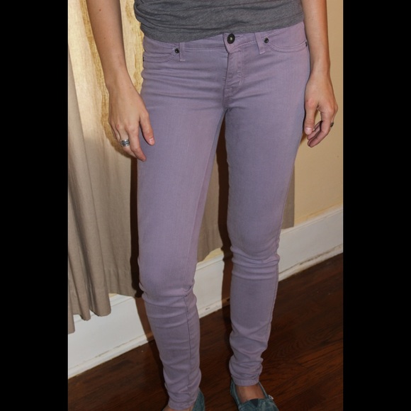 lilac skinny jeans
